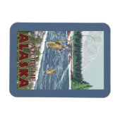 Fly Fisherman - Latouche, Alaska Magnet (Horizontal)