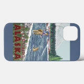 Fly Fisherman - Petersburg, Alaska Case-Mate iPhone Hülle (Rückseite (Horizontal))