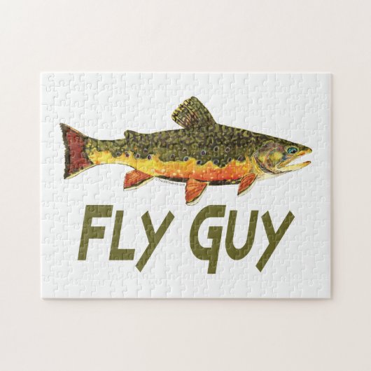 Fly Fisherman Puzzle (Horizontal)