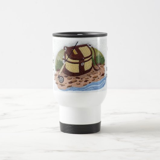 "Fly Fisherman" Reisebecher (Mittel)