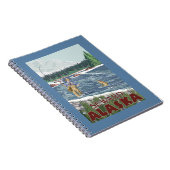 Fly Fisherman - Seward, Alaska Notizblock (Rechte Seite)