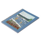 Fly Fisherman - Seward, Alaska Notizblock (Linke Seite)