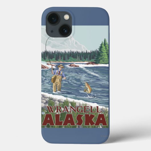 Fly Fisherman - Wrangell, Alaska Case-Mate iPhone Hülle (Rückseite)