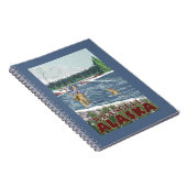 Fly Fisherman - Wrangell, Alaska Notizblock (Rechte Seite)