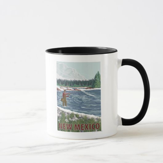 Fly FishermanNew Mexico Tasse (Rechts)