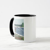 Fly FishermanUtah Tasse (Vorderseite Links)