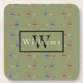 Fly Fishing Enthusiast Getränkeuntersetzer (Vorderseite)