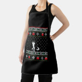 Fly Fishing Fish Ugly Christmas Sweater Xmas Ohrts Schürze (InSitu)
