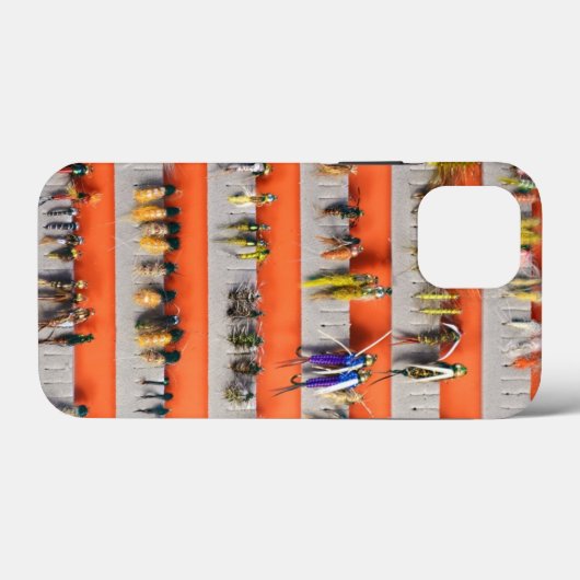 Fly Fishing Fly Box Nymphs iPhone 13 Mini Case (Rückseite (Horizontal))