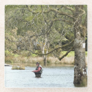 FLY FISHING GLASUNTERSETZER