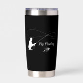 Fly Fishing Insulbler Thermobecher (Rückseite)