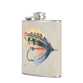 Fly Fishing Lure Art Lachs Fly Lure Flachmann (Links)