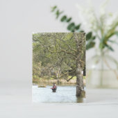 FLY FISHING POSTKARTE (Stehend Vorderseite)