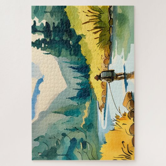 Fly Fishing-Puzzle Puzzle (Vertikal)