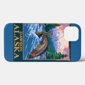 Fly Fishing Scene - Dawson, Alaska Case-Mate iPhone Hülle (Rückseite (Horizontal))