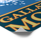 Fly Fishing Scene - Gallatin River, Montana Poster (Ecke)