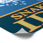 Fly Fishing Scene - Snake River, Idaho Poster (Ecke)