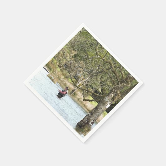 FLY FISHING SERVIETTE (Ecke)