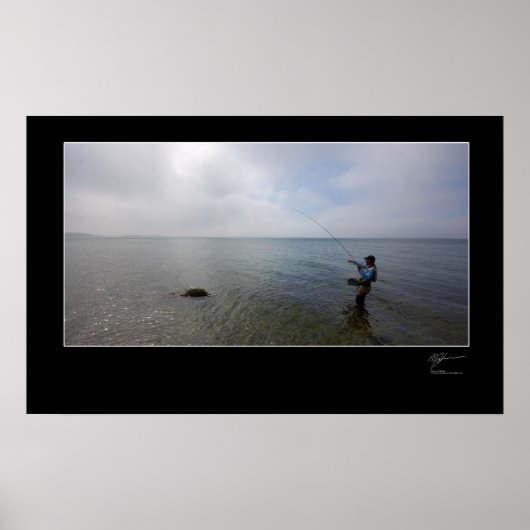 Fly-fishing the Danish coast Poster (Vorne)