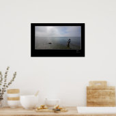 Fly-fishing the Danish coast Poster (Küche)