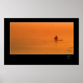 Fly-fishing the Danish coast Poster