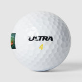 Fly Fishing Trout Salmon / Rainbow Trout Gift Golfball (Logo)