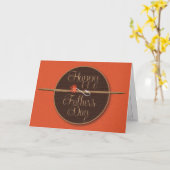 Fly Fishing Vatertag Card Karte (Gelbe Blume)