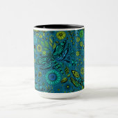 Fly, fly dragonfly on blue tasse (Zentrum)