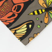 Fly, fly dragonfly on brown fleecedecke (Ecke)