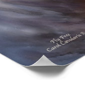 Fly Free Art Poster/Print Poster (Ecke)