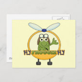 Fly Froggie Fly Helicopter Tshirts und Geschenke Postkarte (Vorne/Hinten)