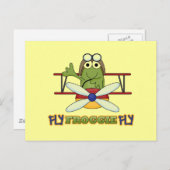Fly Froggie Fly Tshirts und Geschenke Postkarte (Vorne/Hinten)