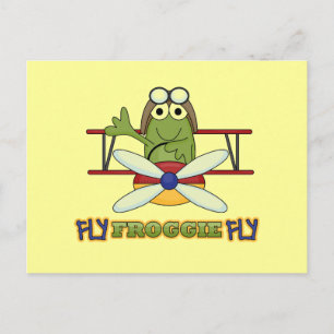 Fly Froggie Fly Tshirts und Geschenke Postkarte