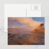 Fly Geyser in der Black Rock Wüste Postkarte (Vorne/Hinten)