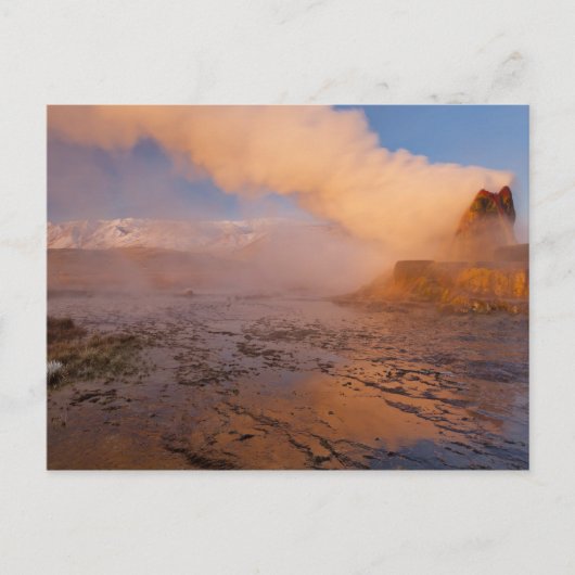 Fly Geyser in der Black Rock Wüste Postkarte (Vorderseite)