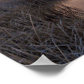 Fly Geyser mit schneebedeckter Granite Range Poster (Ecke)