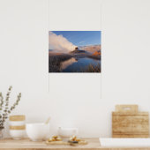 Fly Geyser mit schneebedeckter Granite Range Poster (Küche)