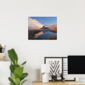 Fly Geyser mit schneebedeckter Granite Range Poster (Heimbüro)