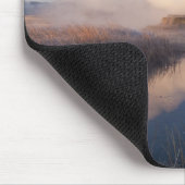 Fly Geyser mit schneebedeckter Granitreichweite Mousepad (Ecke)