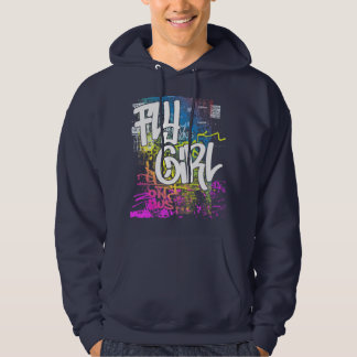 Fly Girl 80er 90er Rap Alte Schule Hip Hop Graffit Hoodie