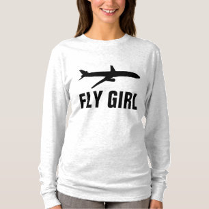FLY GIRL AVIATION LADIES PILOT-T - Shirt
