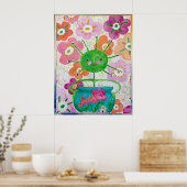 Fly Girl Poster (Küche)