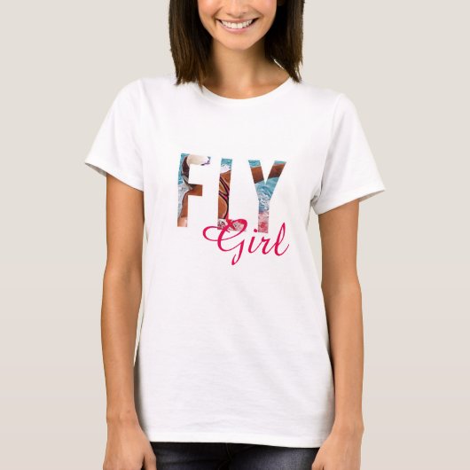 Fly Girl Swim Sweatshirt T-Shirt (Vorderseite)