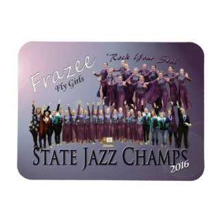 Fly Girls Staat Jazz Champions 3x4" Foto Magnet