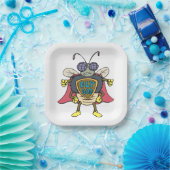 Fly God Superhero Fly Insect Character Pappteller (Party)