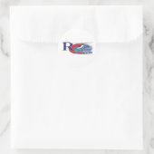 Fly Hard Runder Aufkleber (Tasche)