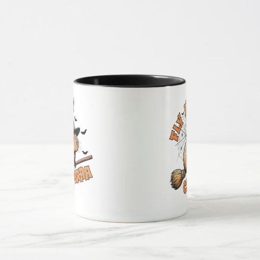 Fly High Capybara Halloween Tasse (Zentrum)