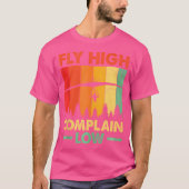 Fly High Complain Low Hang Gliding Hang Glider Pil T-Shirt (Vorderseite)