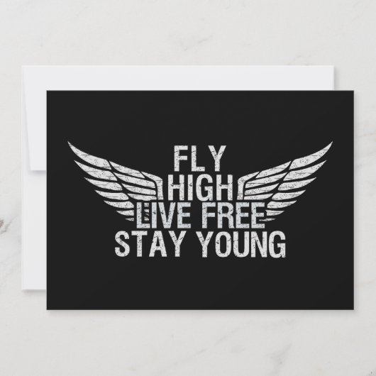 FLY HIGH Custom-Einladung Einladung (Vorderseite)