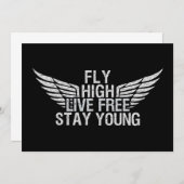 FLY HIGH Custom-Einladung Einladung (Vorne/Hinten)